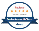 Reviews 5 Stars out of 7 review Caroline Amanda McClimon Avvo
